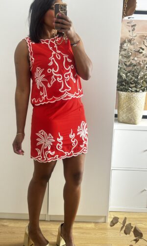 Conjunto Amarena Rojo