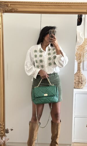 Camisa Holanda green