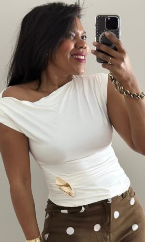 Camiseta Lourdes blanca