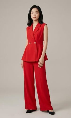 Conjunto Leonor rojo