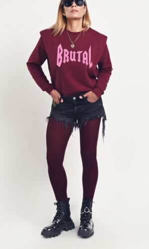 Sudadera Burdeos Brutal