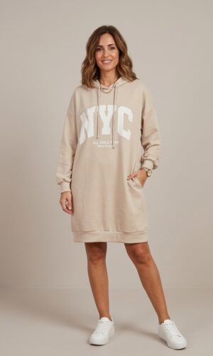 Vestido Sport NYC beige