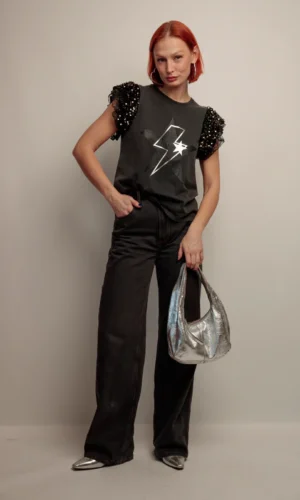 Camiseta Dua Rayo Tiger Negro