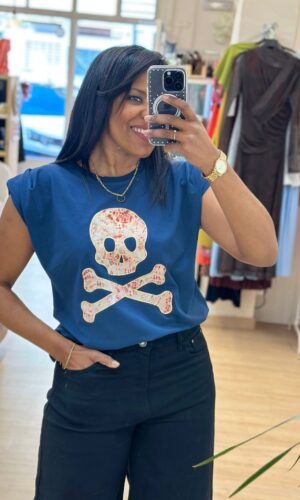 Camiseta Pirata azul