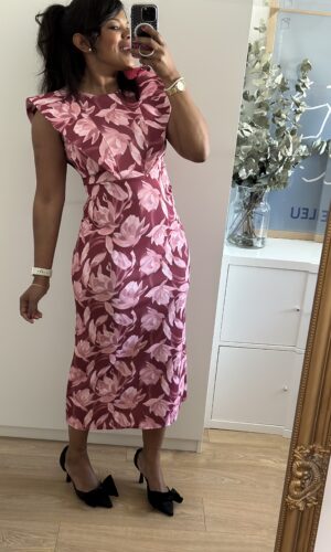 Vestido Lorena rosa