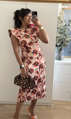 Vestido Lorena Naranja