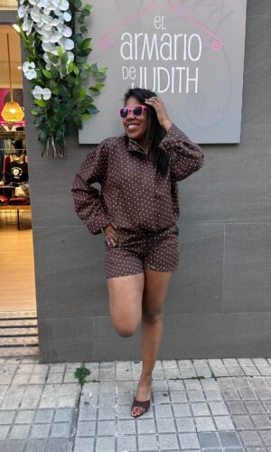 Conjunto Severinne marrón