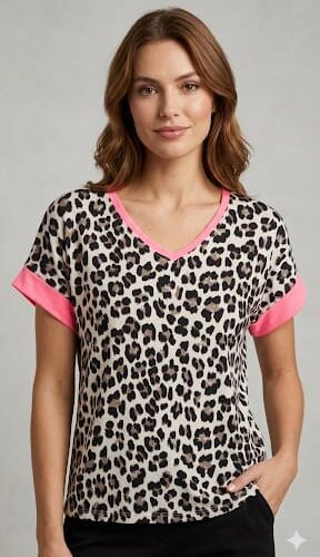 Camiseta Leiva rosa