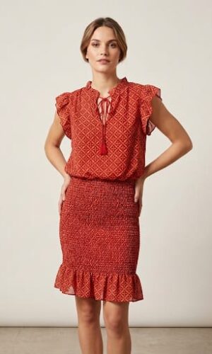 Vestido Jimena coral